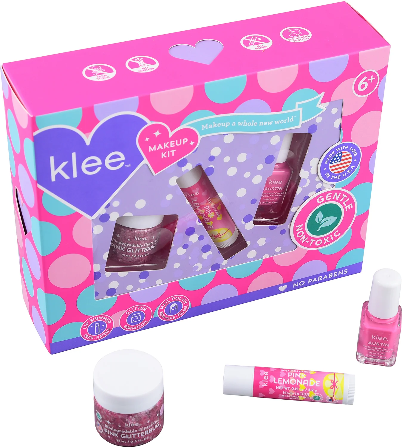 Pink Sugar Swirls Pretend Makeup Set