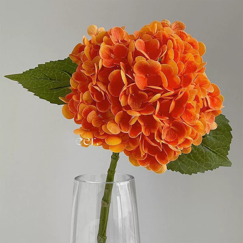 3-Pack Lifelike Hydrangea Silk Flowers  UV-Resistant for Indoor/Outdoor Decor