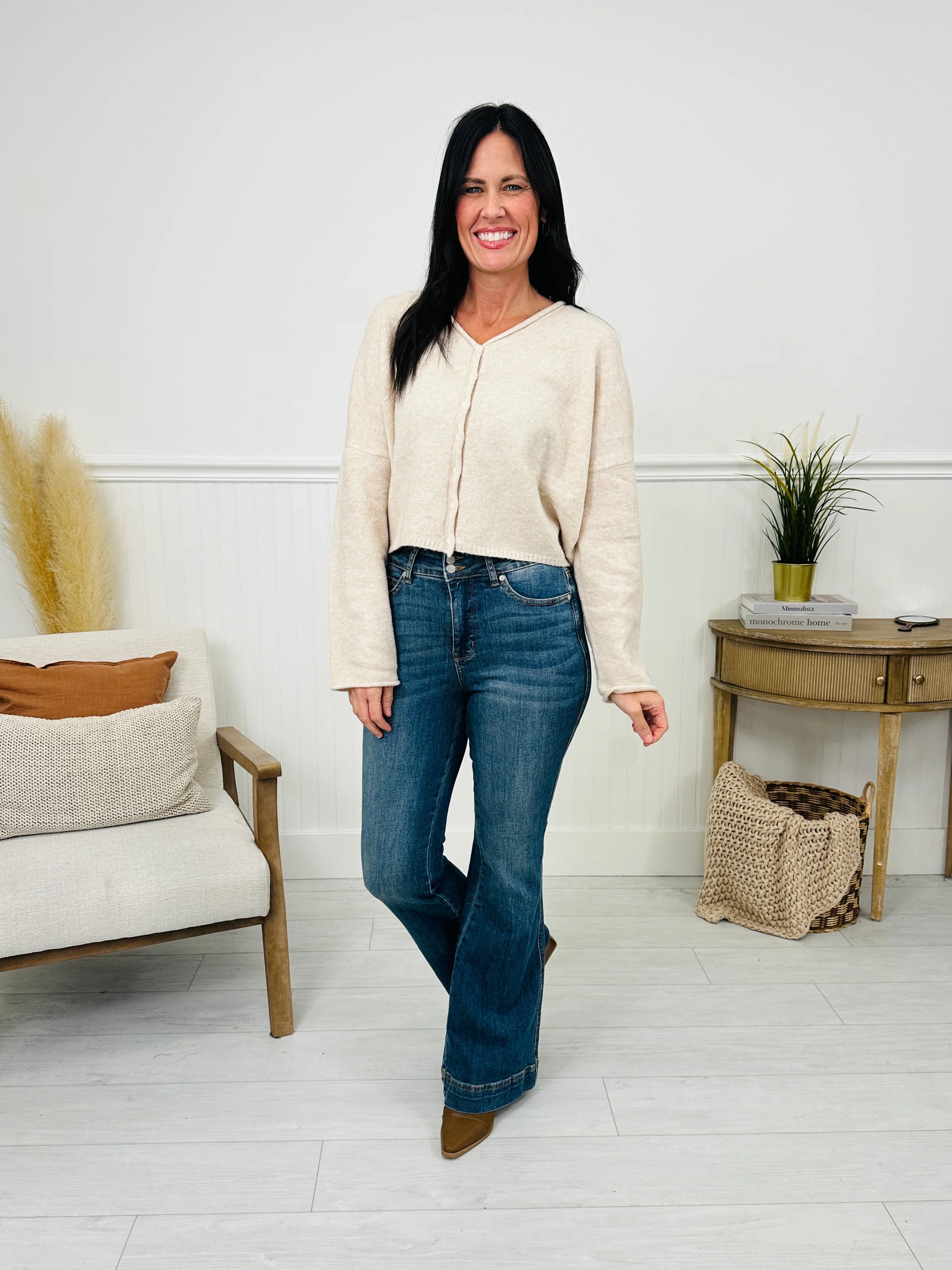 Judy Blue Double Vision Tummy Control Double Button Jeans- Multiple Inseams!