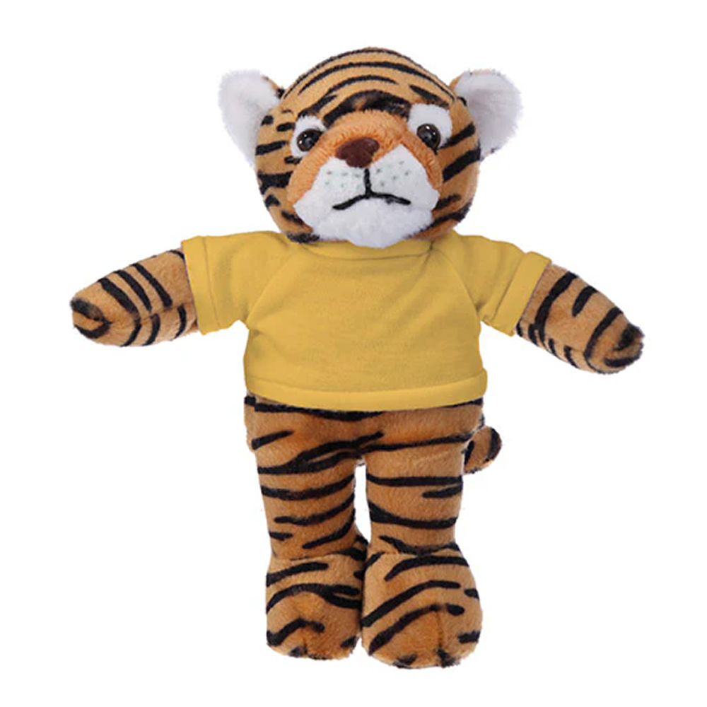 Soft Plush Tiger with Tee 8inch