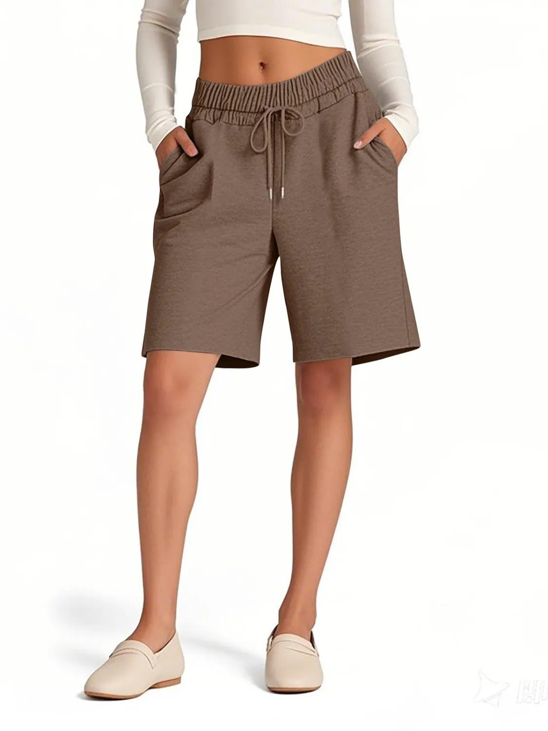 Drawstring Shorts with Pockets (multiple color options)