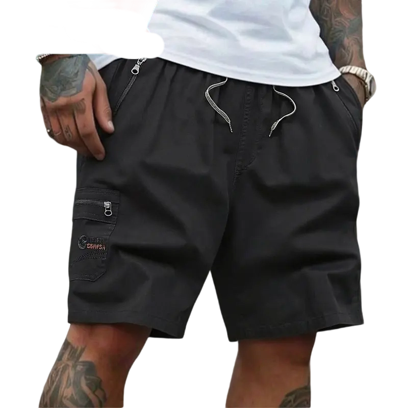 Men's 5-Pack Casual Cargo Shorts | Quick Dry Lightweight Summer Shorts with Zipper Pockets