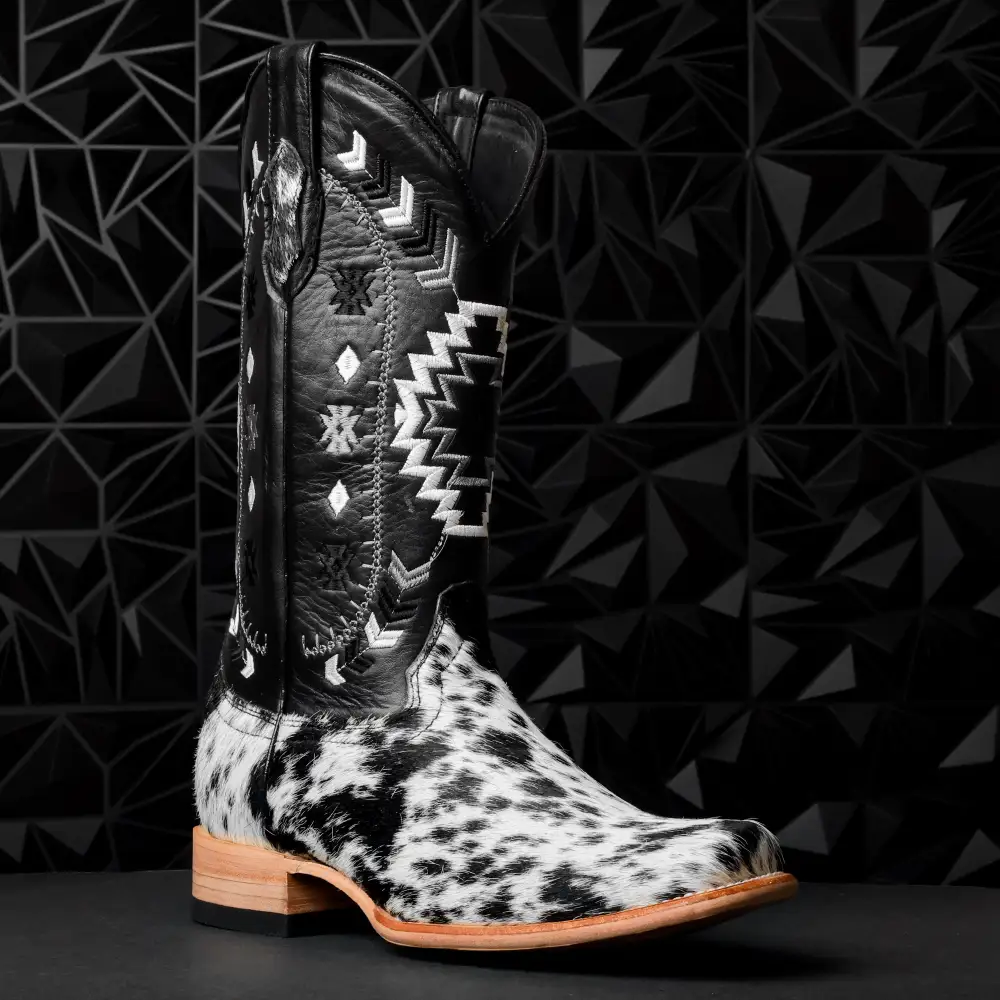 Genuine Cowhide Boots - Cutter Toe