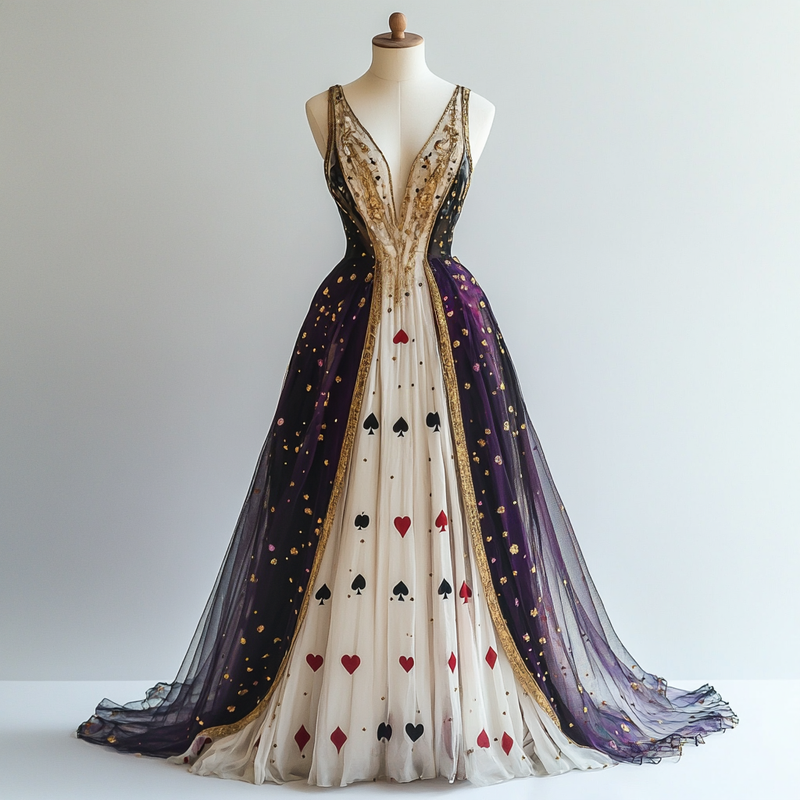 Summer original design magician theme hot stamping dress 6f94