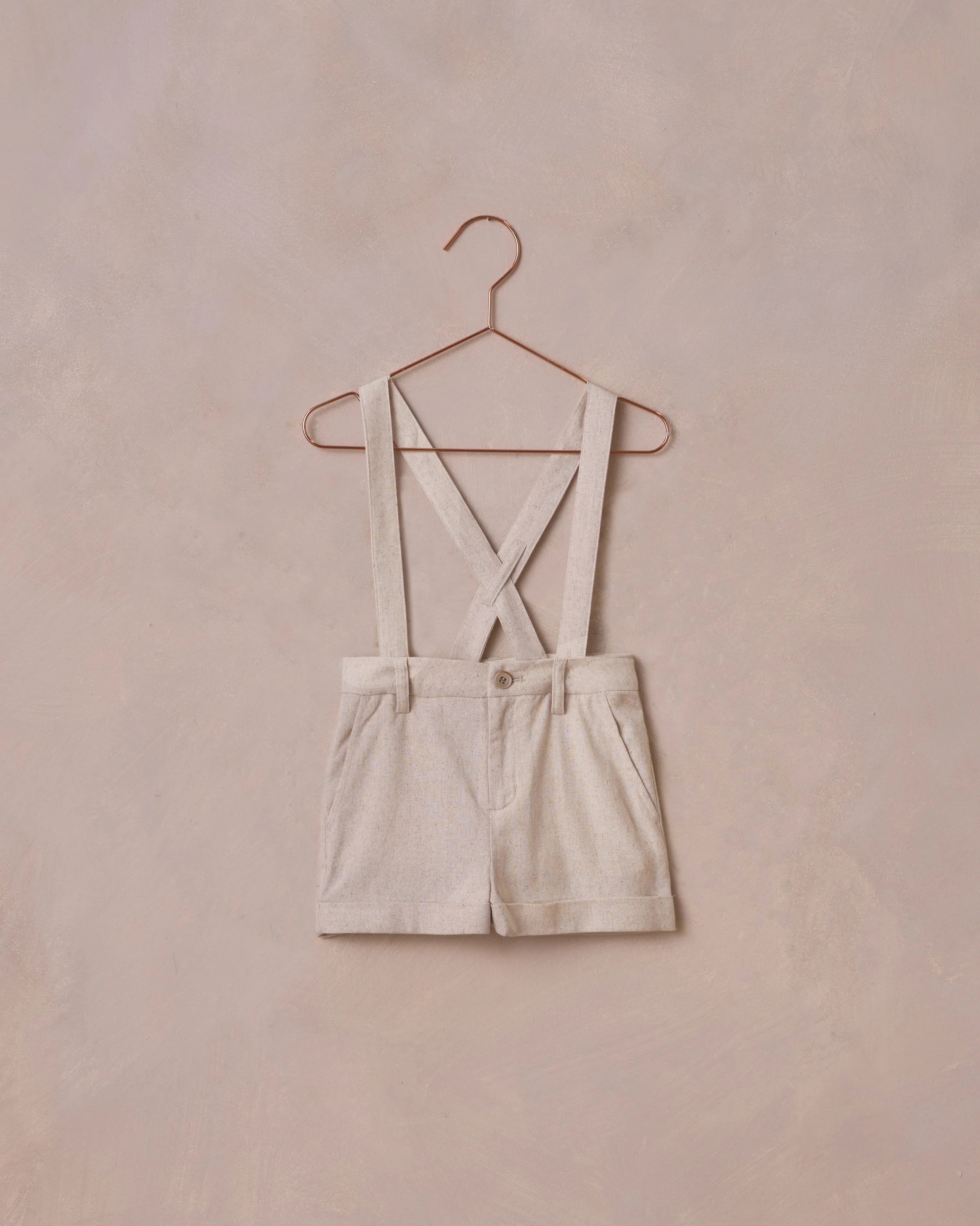 SUSPENDER SHORT | LINEN