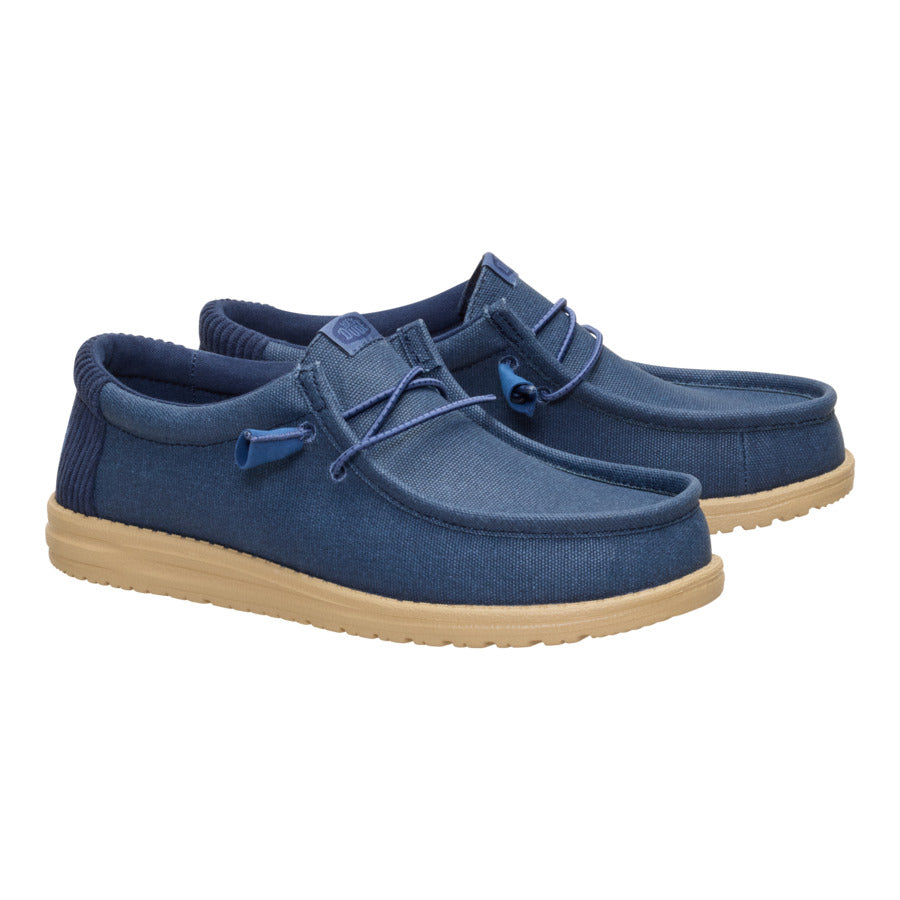Wally Waxed Casual - Navy