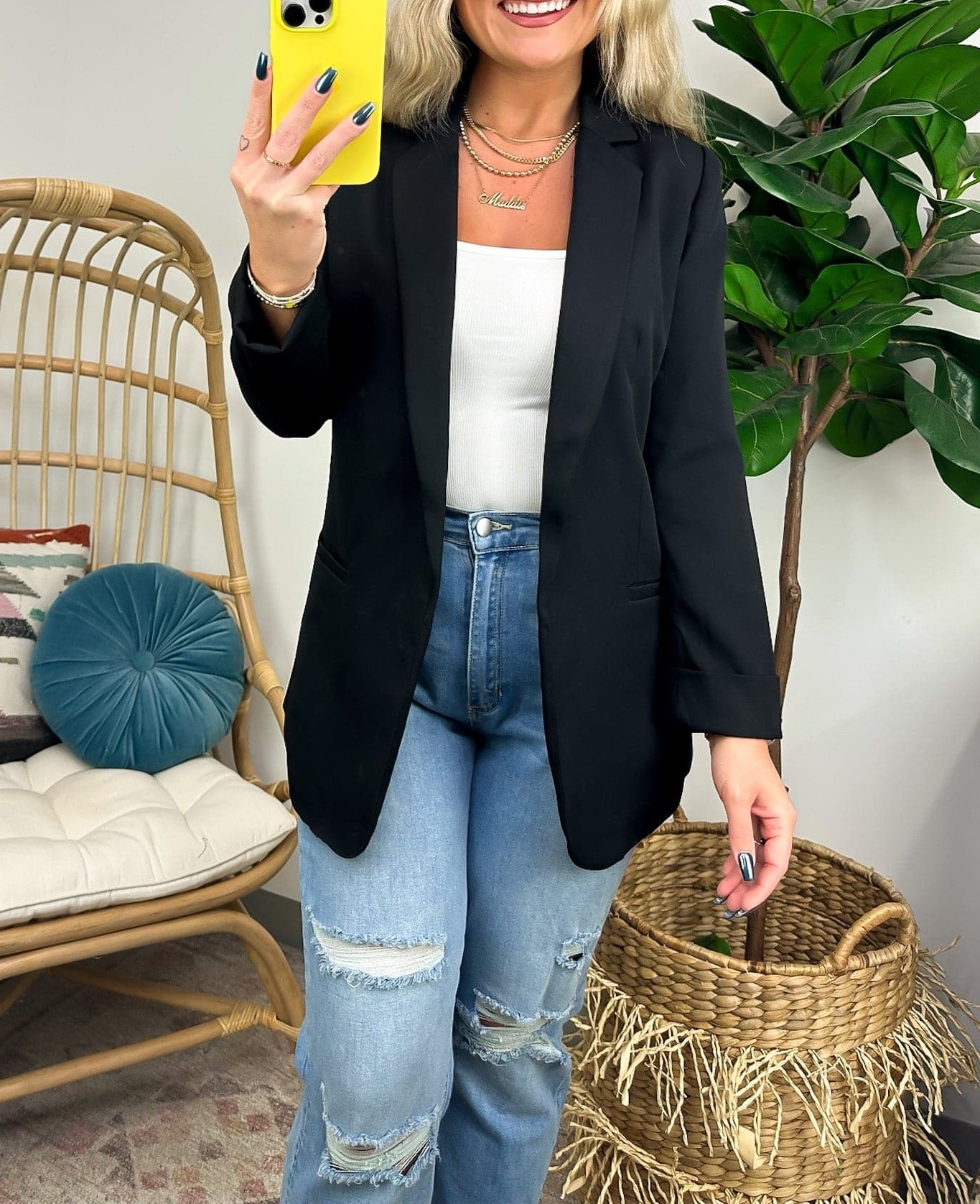 Officially Impressive Long Sleeve Classic Blazer