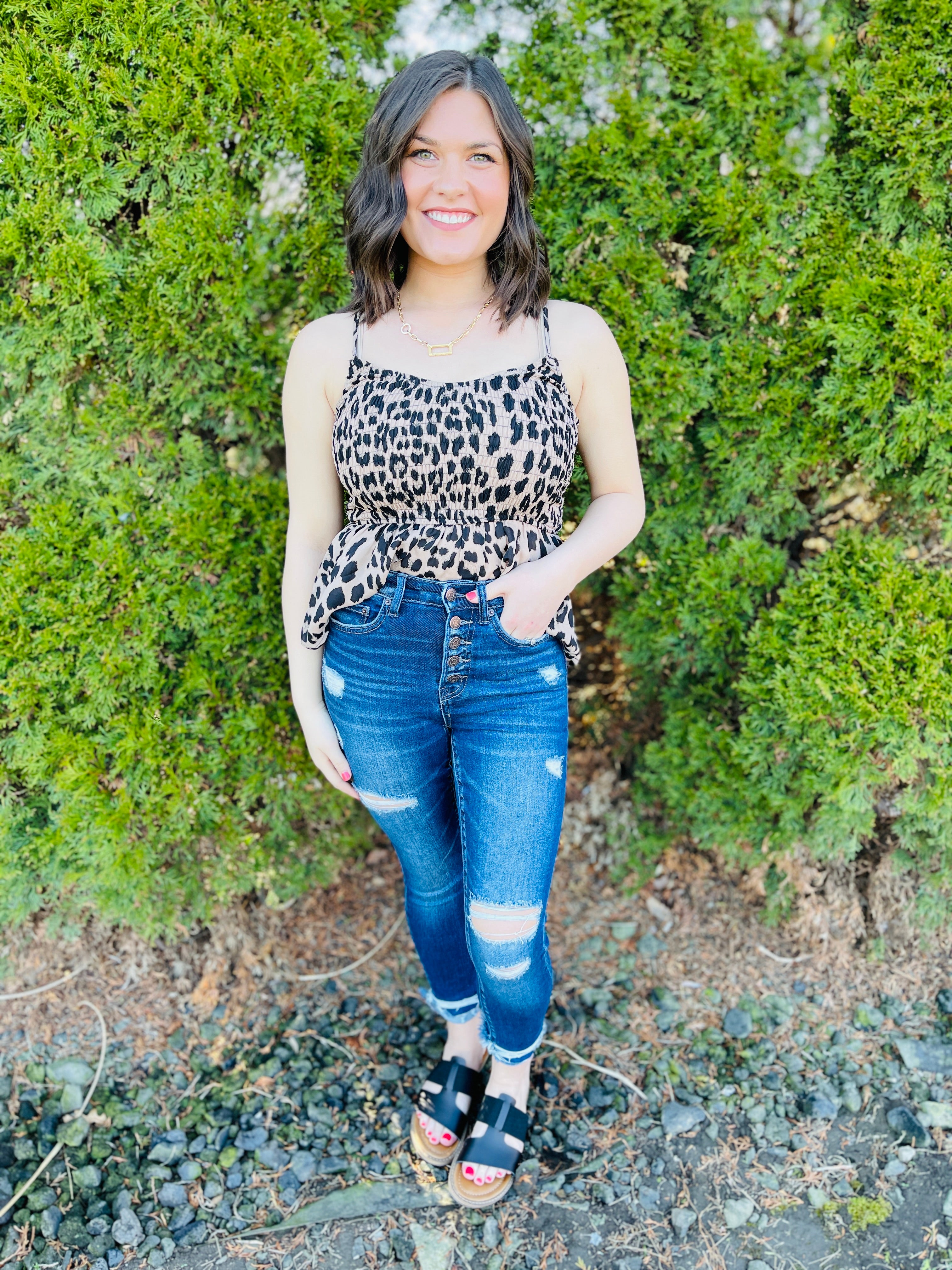 DOORBUSTER! I Like Big Button Fly Skinny Jeans