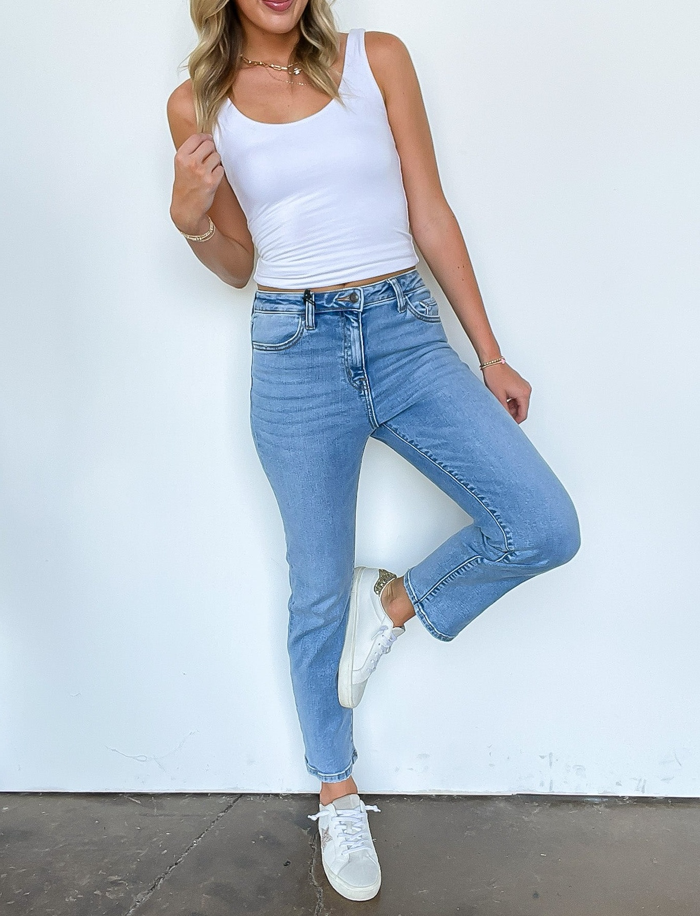 Cool Girl Classic Straight Leg Jeans