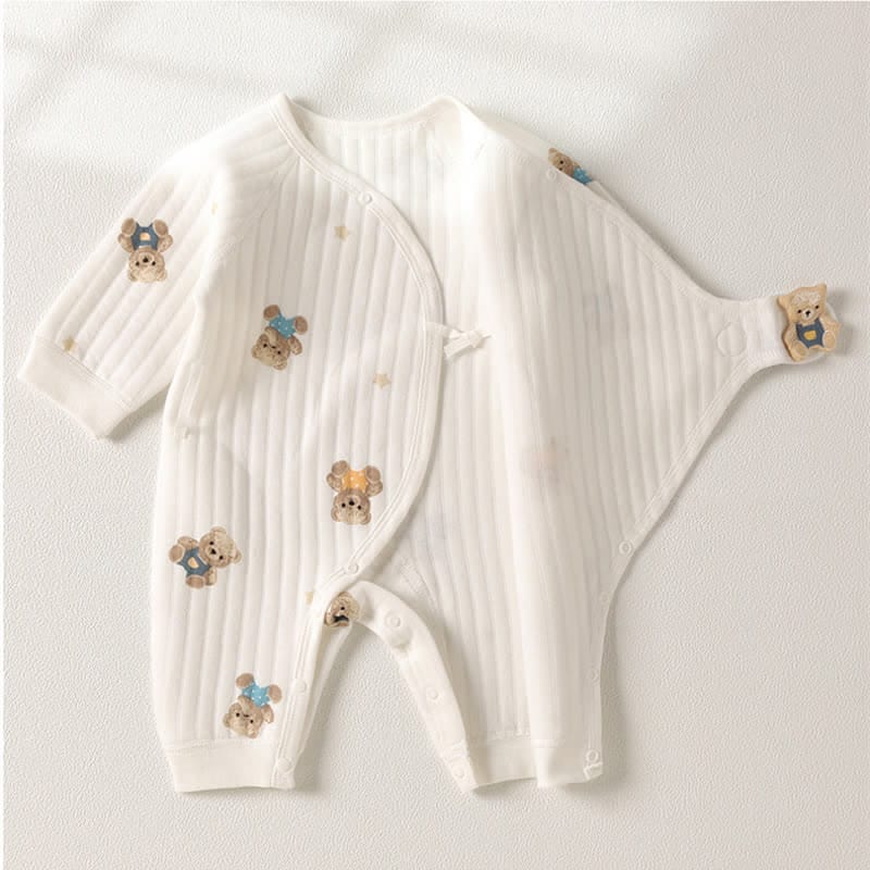 Baby Star Bear Kimono Romper
