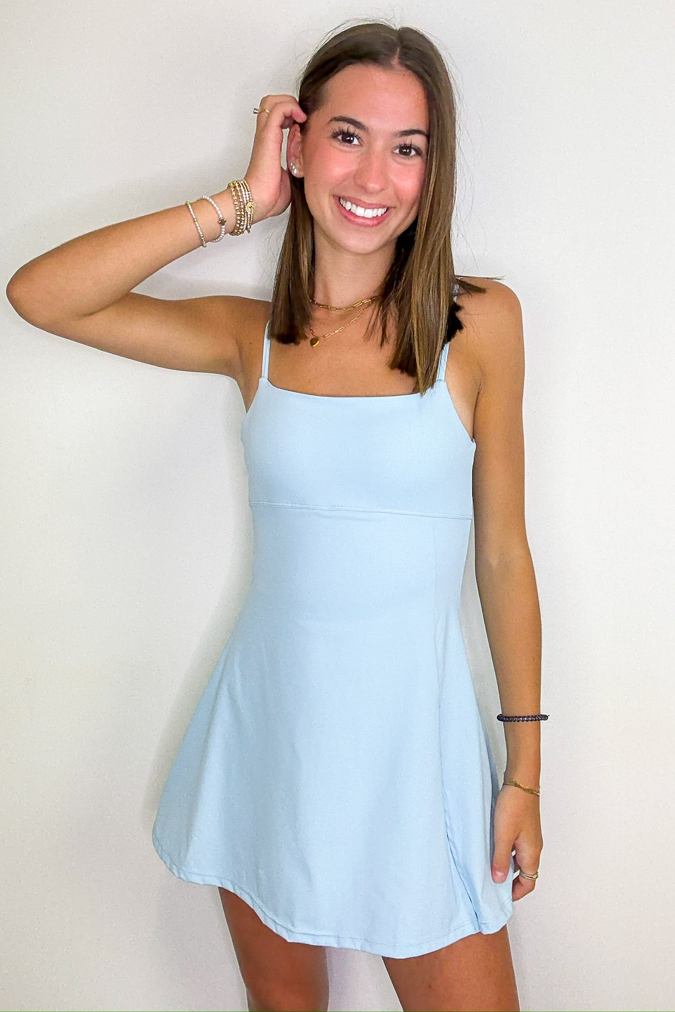 A-Line Mini Active Romper Dress