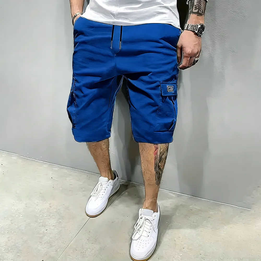 「🛒90%OFF only today」Men's Pockets Drawstring Cargo Shorts