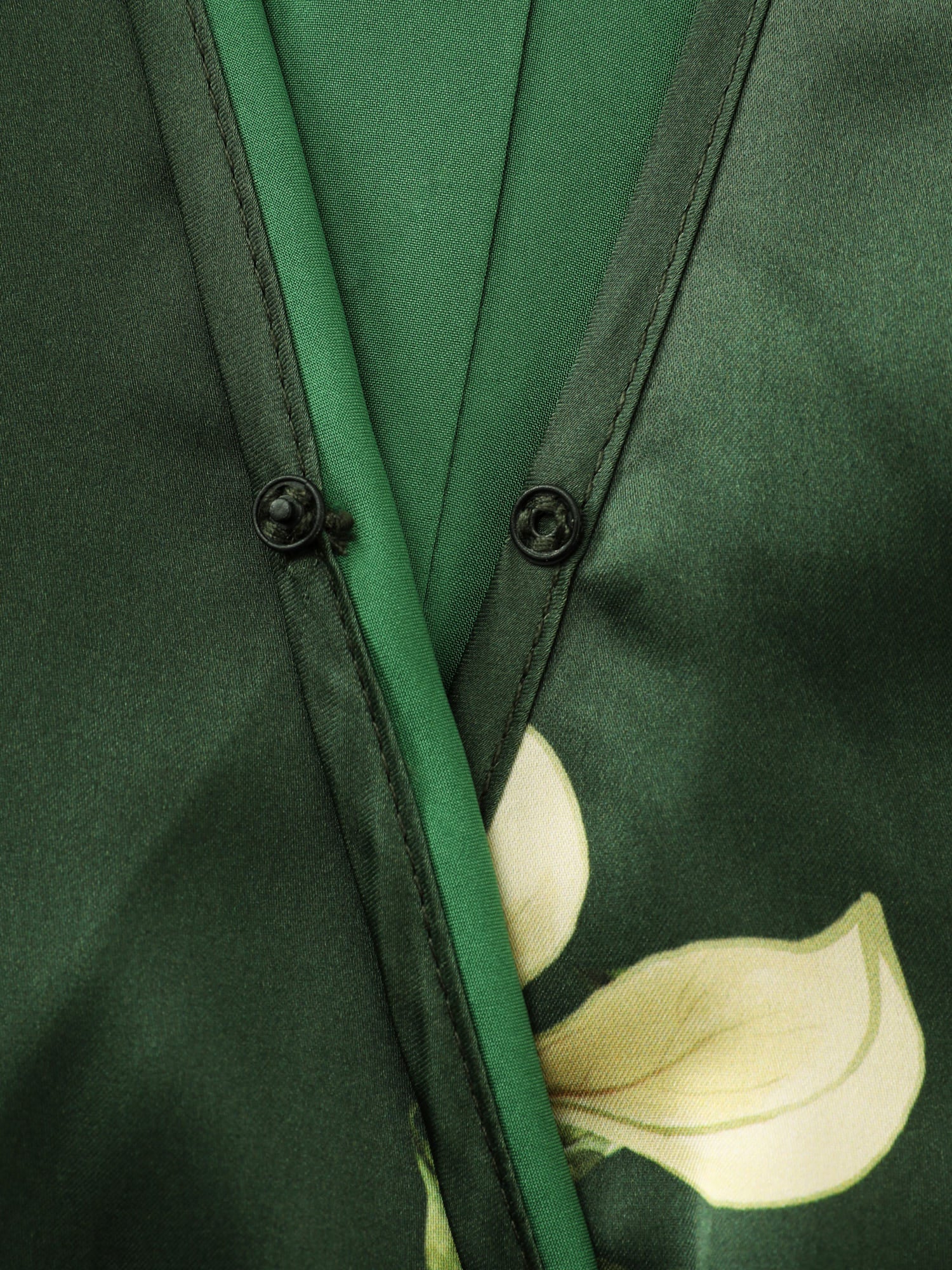 Floral Ruffled Wrap High-Low Hem Midi Dress