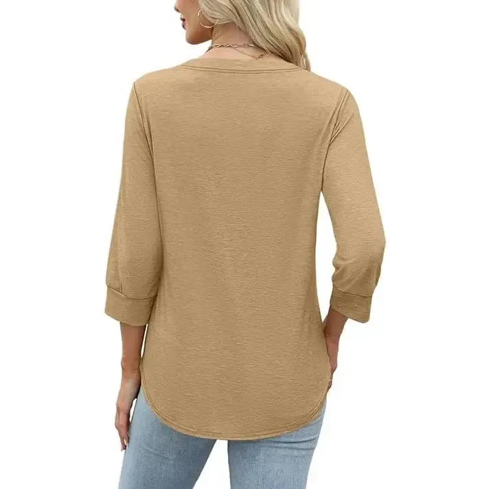 Womens Tops 3/4 Sleeve Heley Shirts