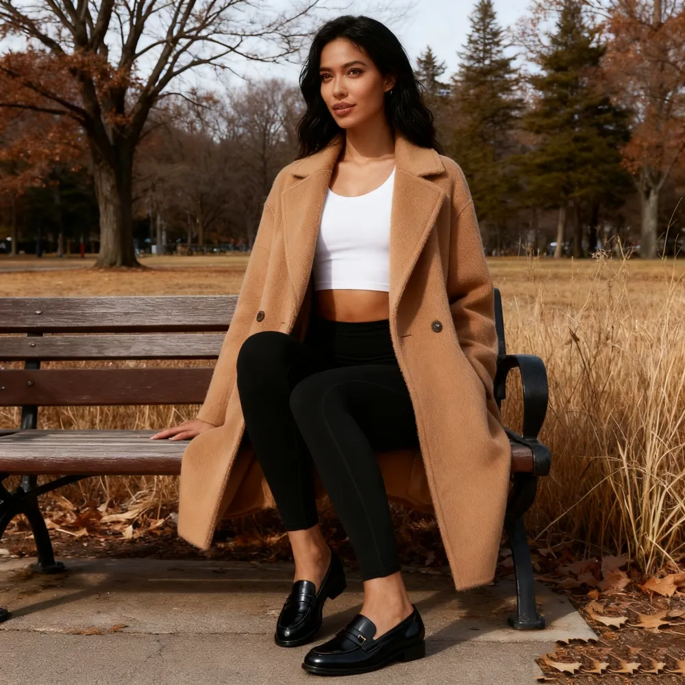 Women's High Waisted Thermal Waterproof Tummy Control Leggings