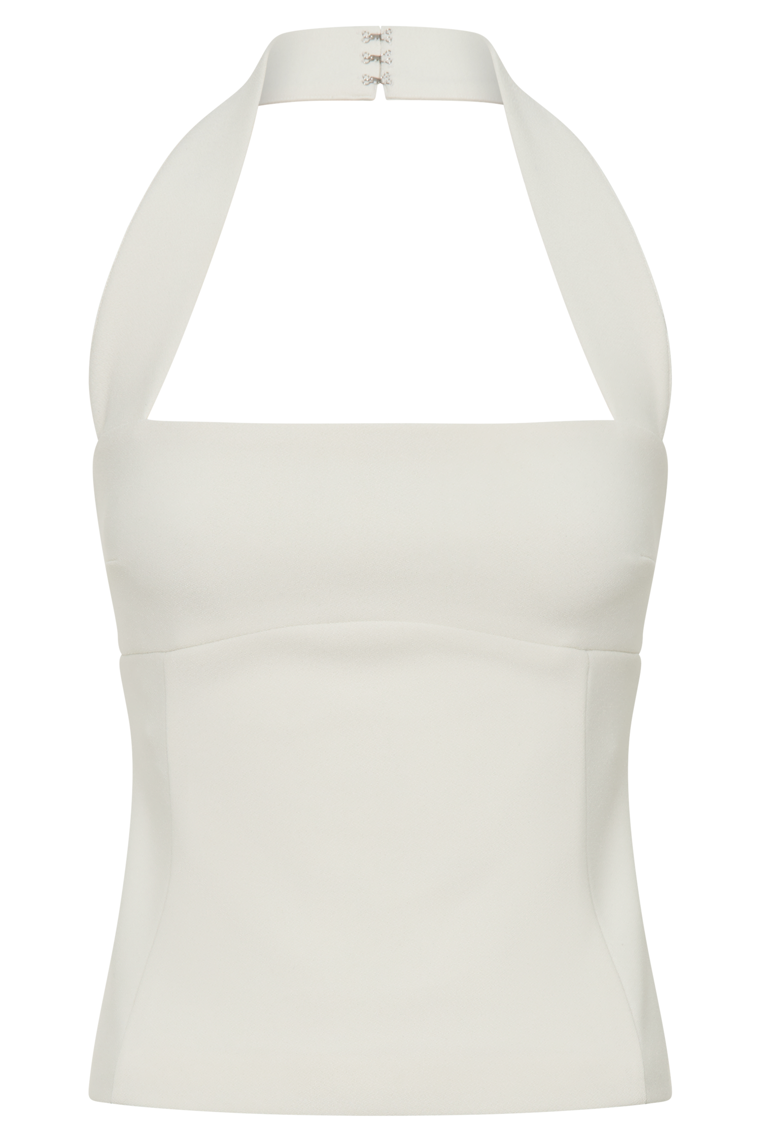 Ivory Suiting Halter Top