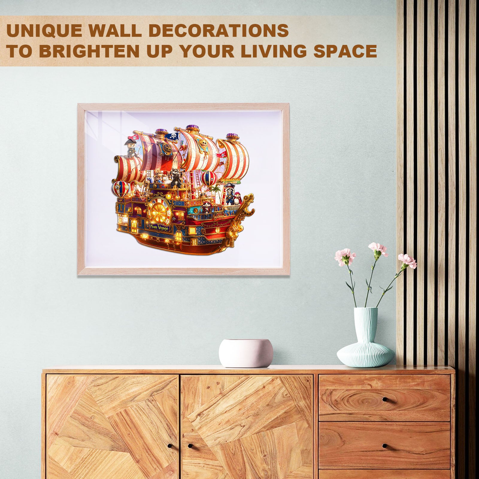 Pirate Voyage Wooden Jigsaw Puzzle