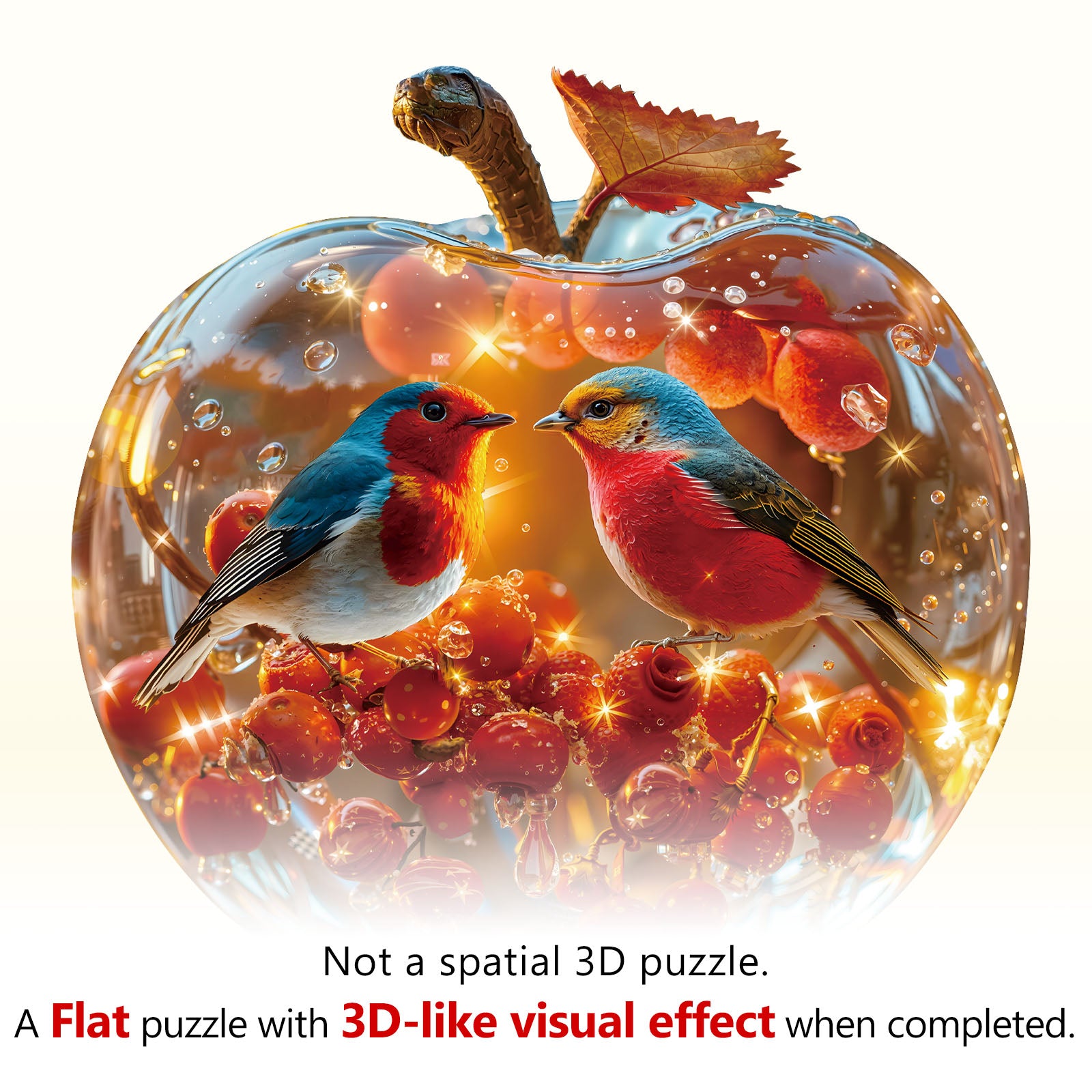 Shining Romance Wooden Jigsaw Puzzle