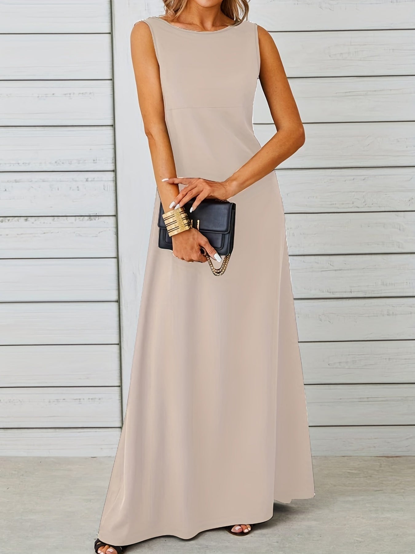 Sleeveless Flowy Maxi Dress
