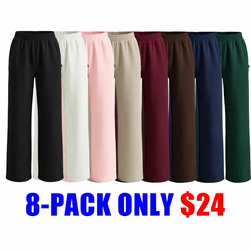 Women's One-Shoulder Top & Wide Leg Pants Set