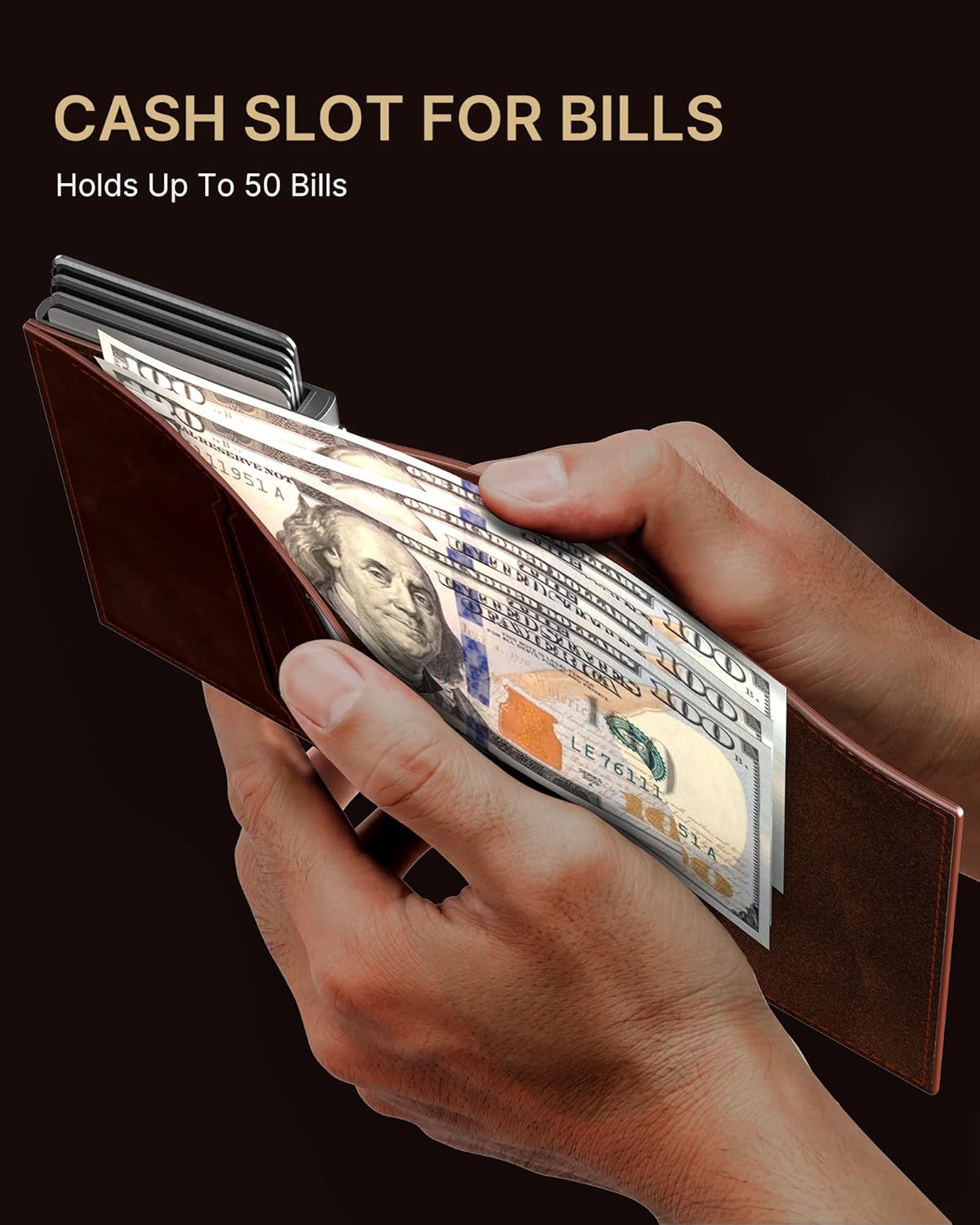 Men's Airtag Wallet  Sleek Security Meets Military-Grade Durability