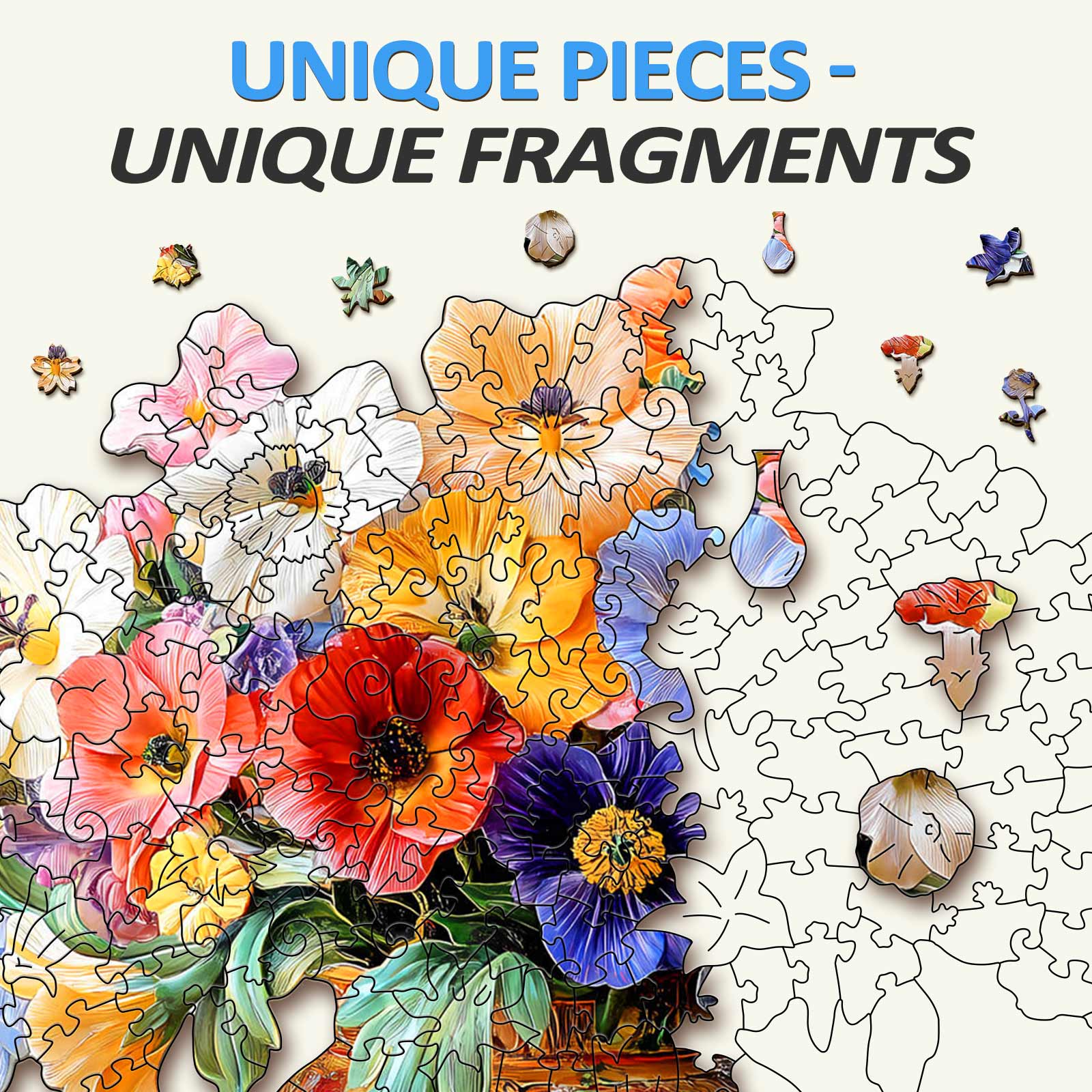 Vintage Flower Jigsaw Puzzle
