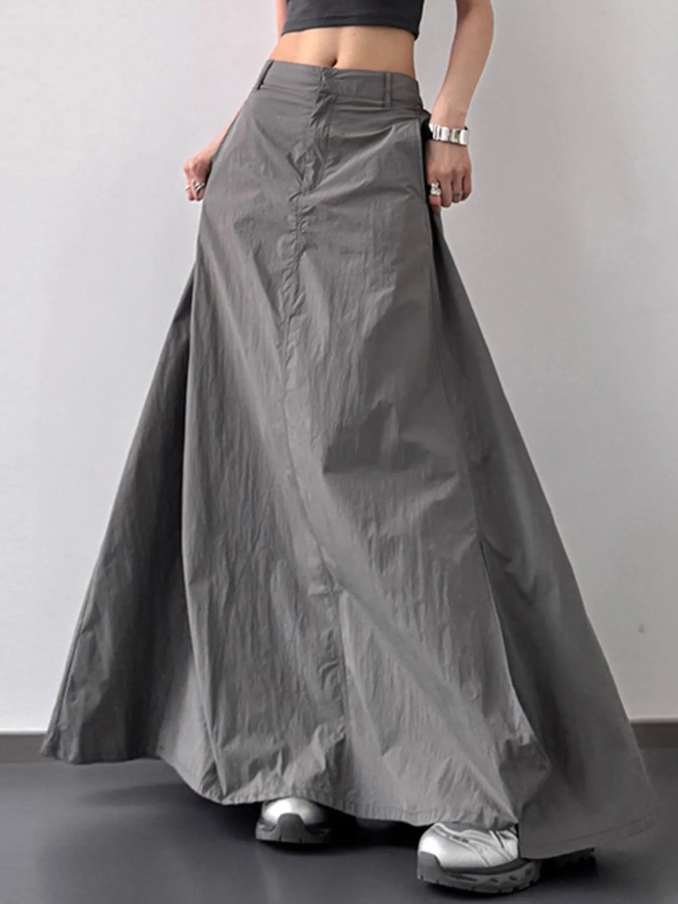 High Waist Slit Maxi Skirt