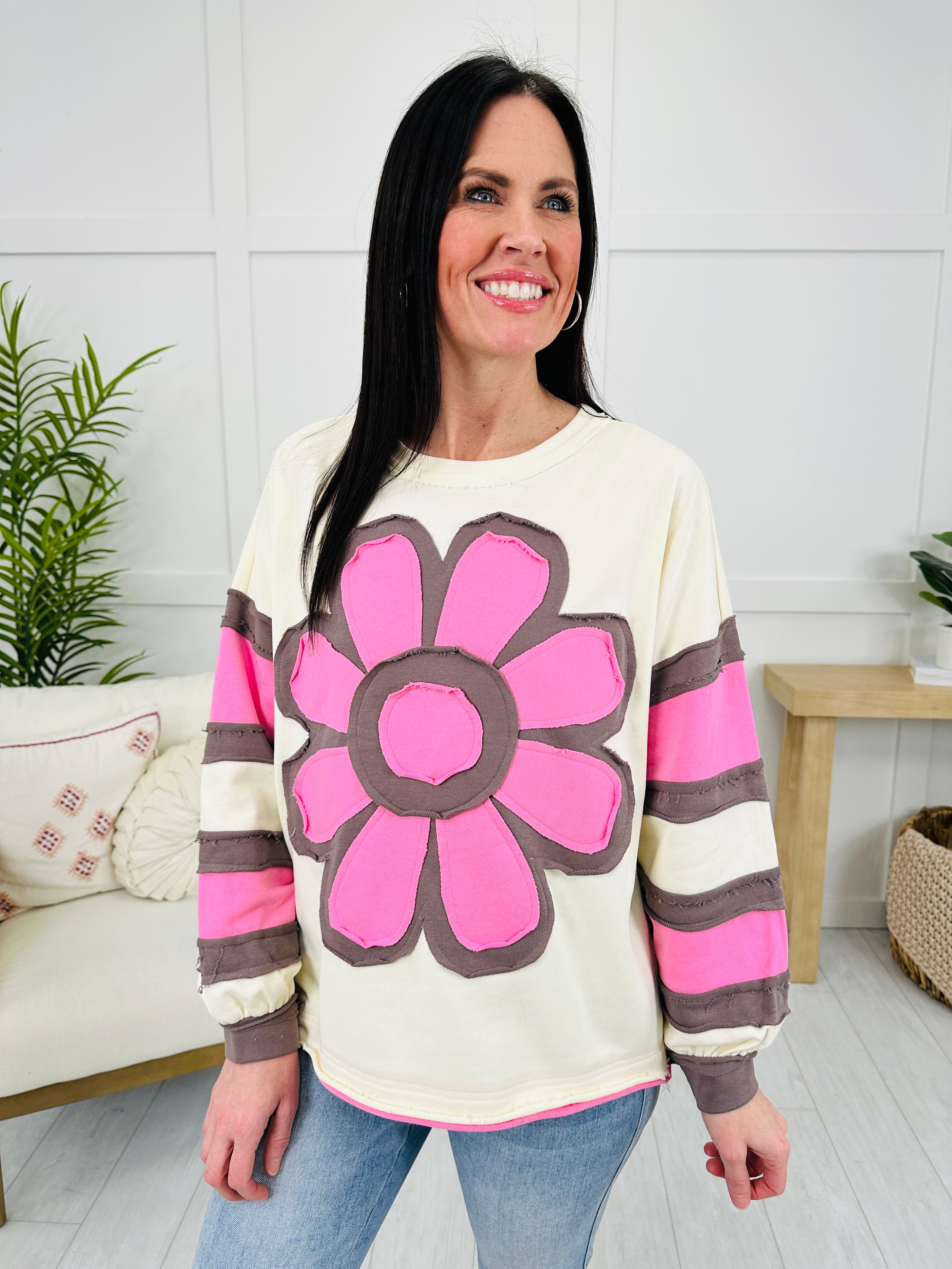 The Bloom Effect Sweatshirt In Cream