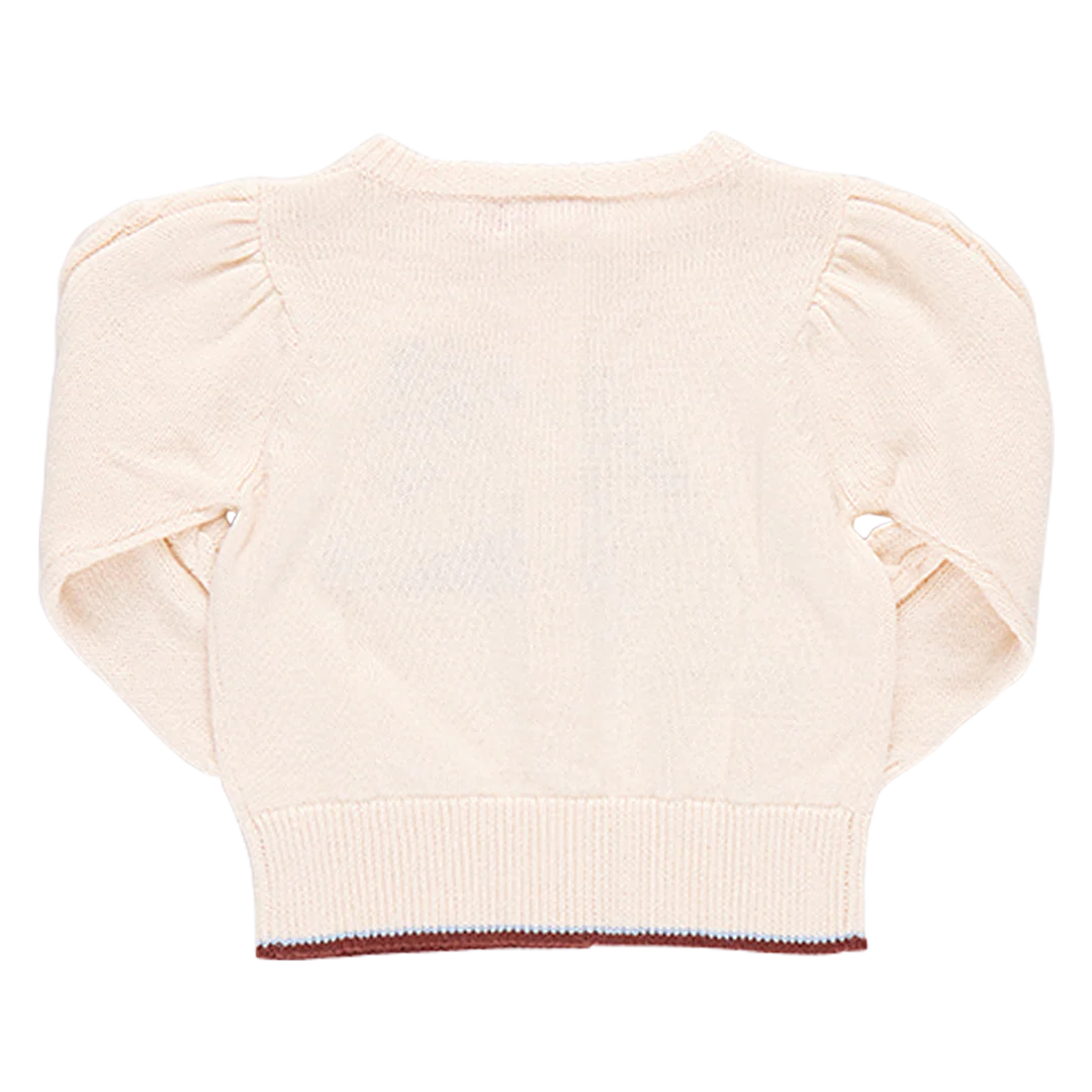 Girl's Cable Constance Sweater Wild Horse