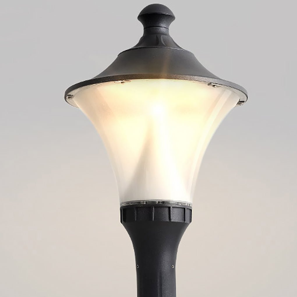 Waterproof LED Black Modern Public Lighting Heavy Duty Outdoor Lamp Post