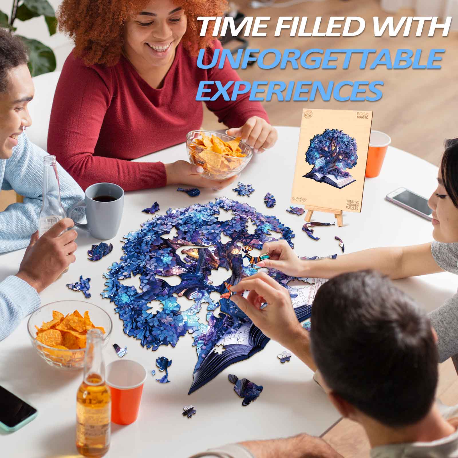 Magic Book Wooden Jigsaw Puzzle