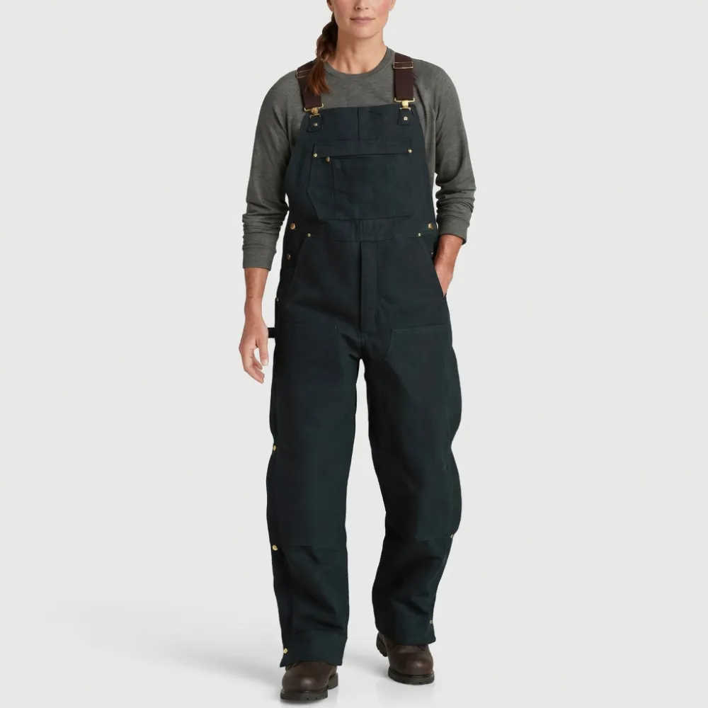 💥Last Day💥Promotion ! Women Denim Bib Overalls, Workwear with Adjustable Straps and Convenient Tool Pockets