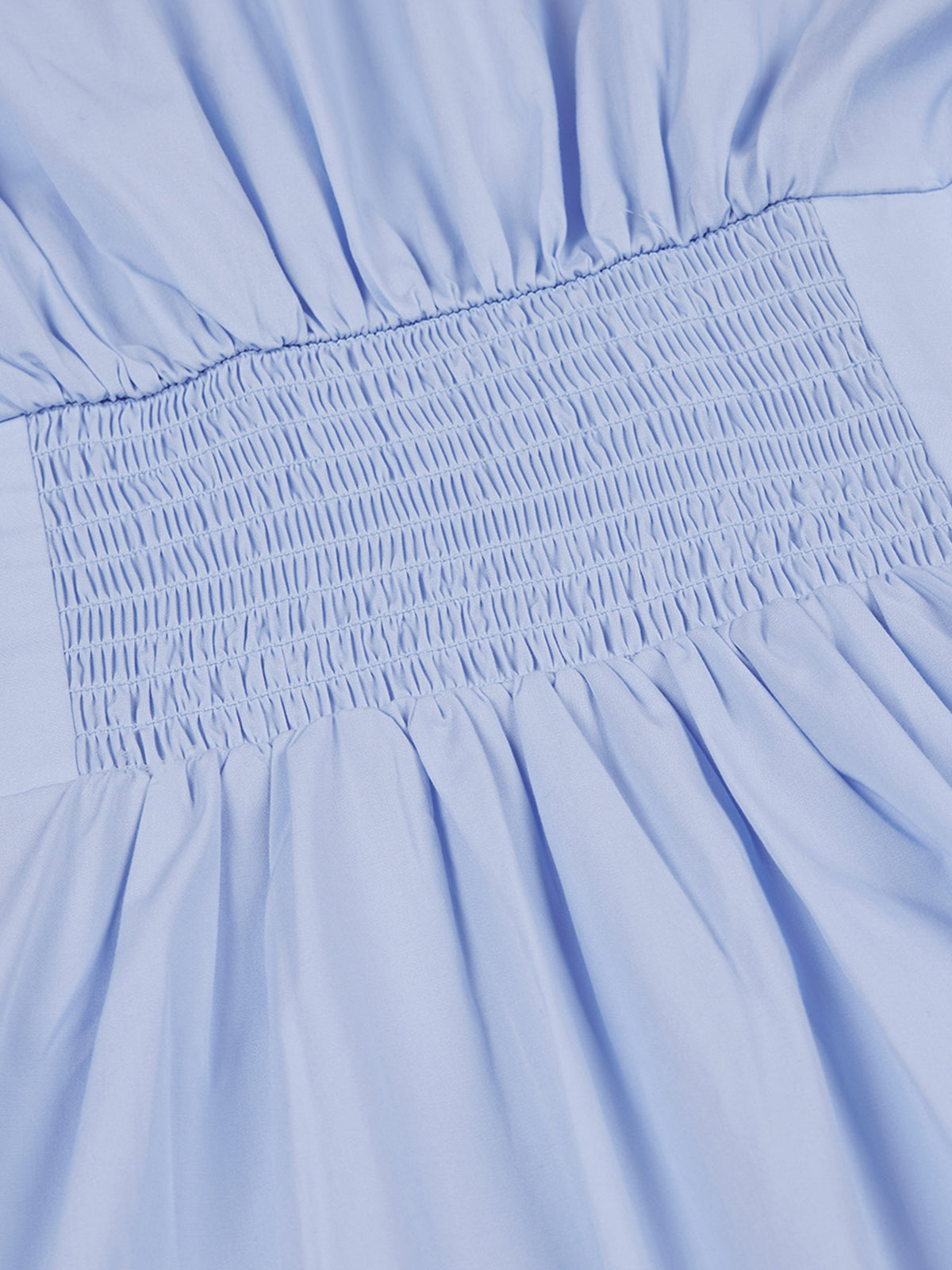 ASOBIO Button-Front Pleated Midi Shirt Dress