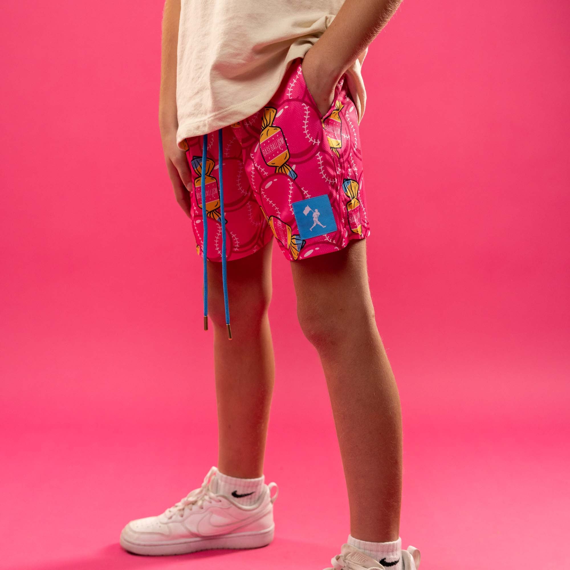 Bubbles and Doubles Diamond Air Mesh Shorts - Youth