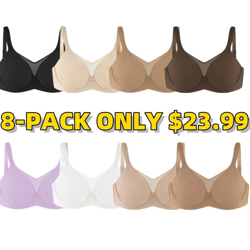 Comfort Plus Size Full Coverage Bra (Less than $3 each!)