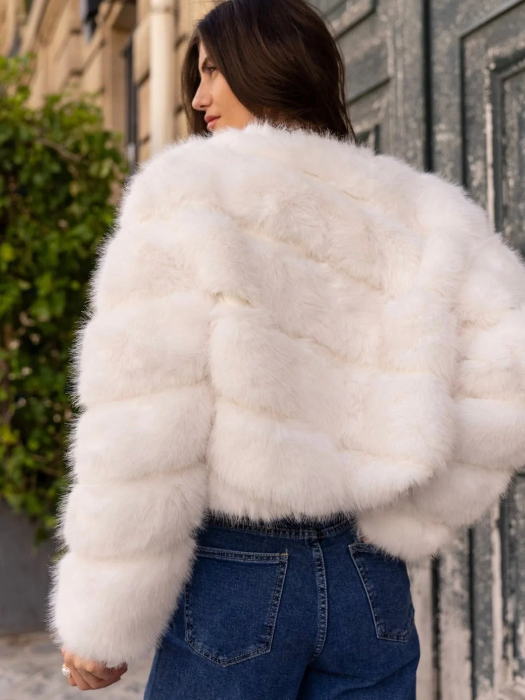 Foxy Faux Fur Jacket