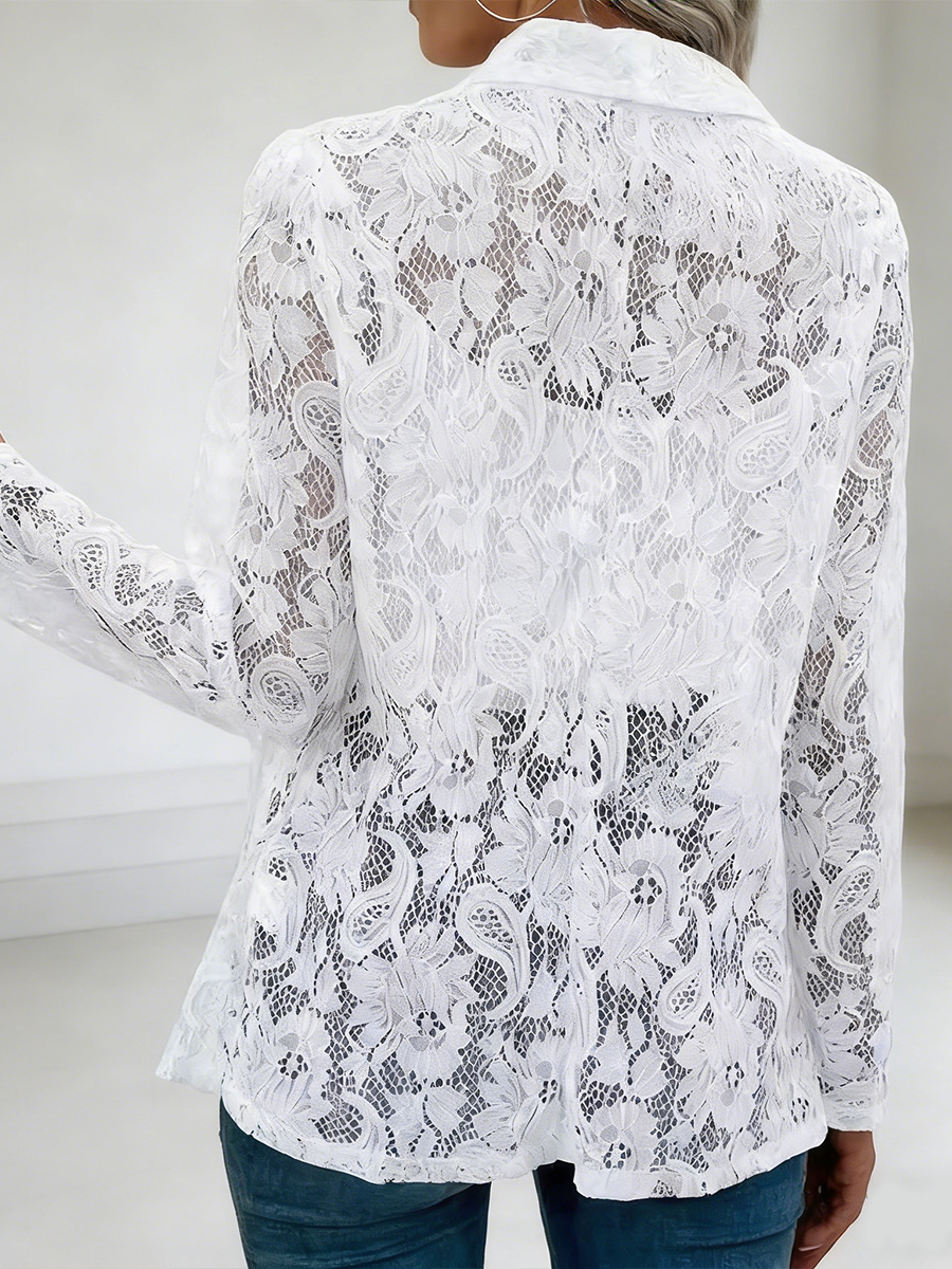 Women's Lace Shirt Jacket
