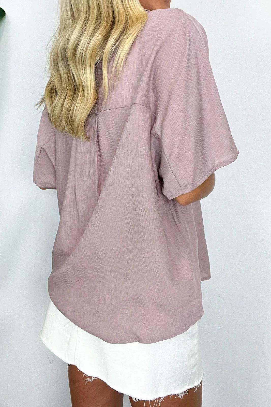 Button Down Relaxed Top