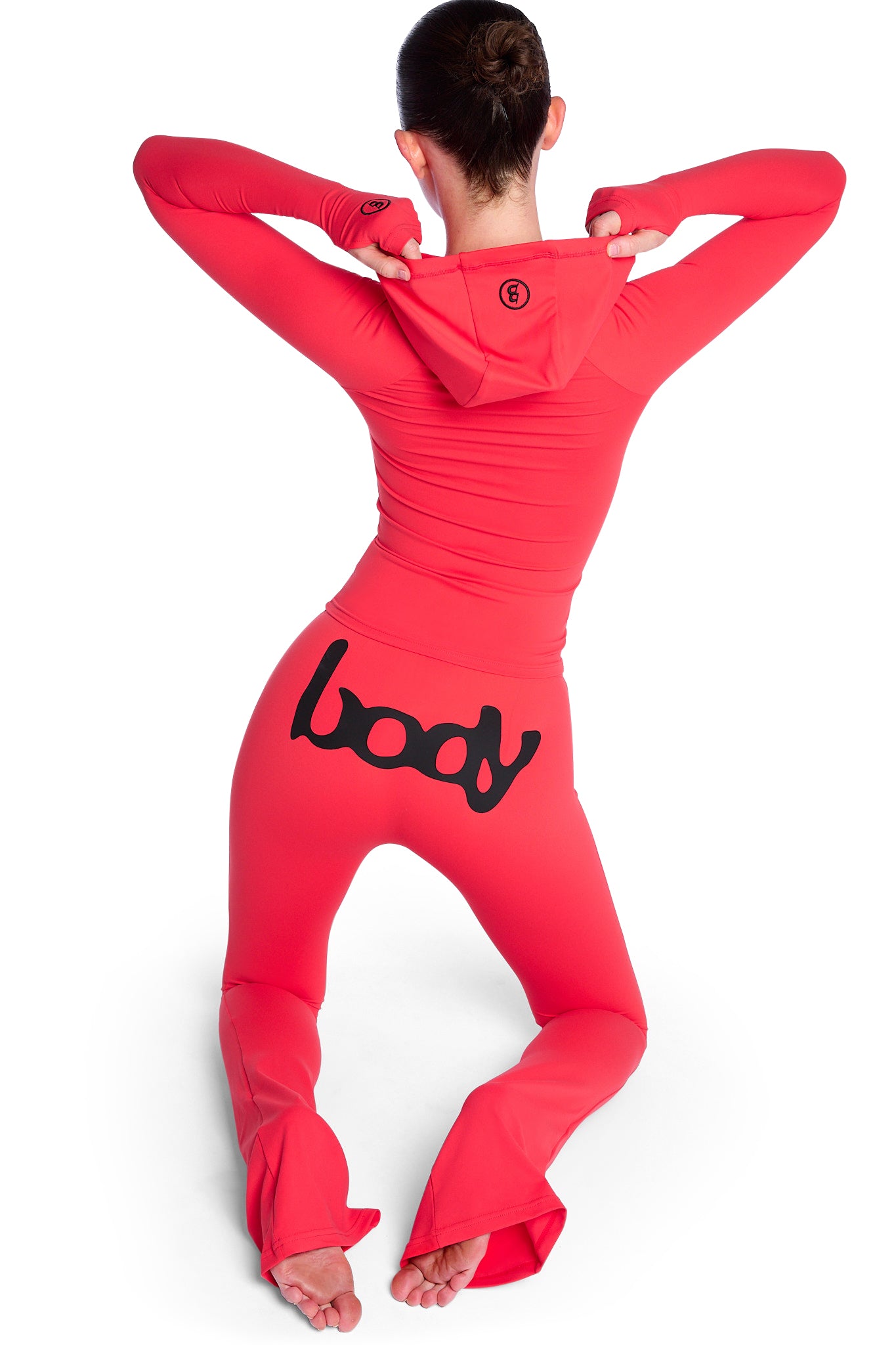 BASICS HOODIE 2.0 (SCARLET RED/BLACK)