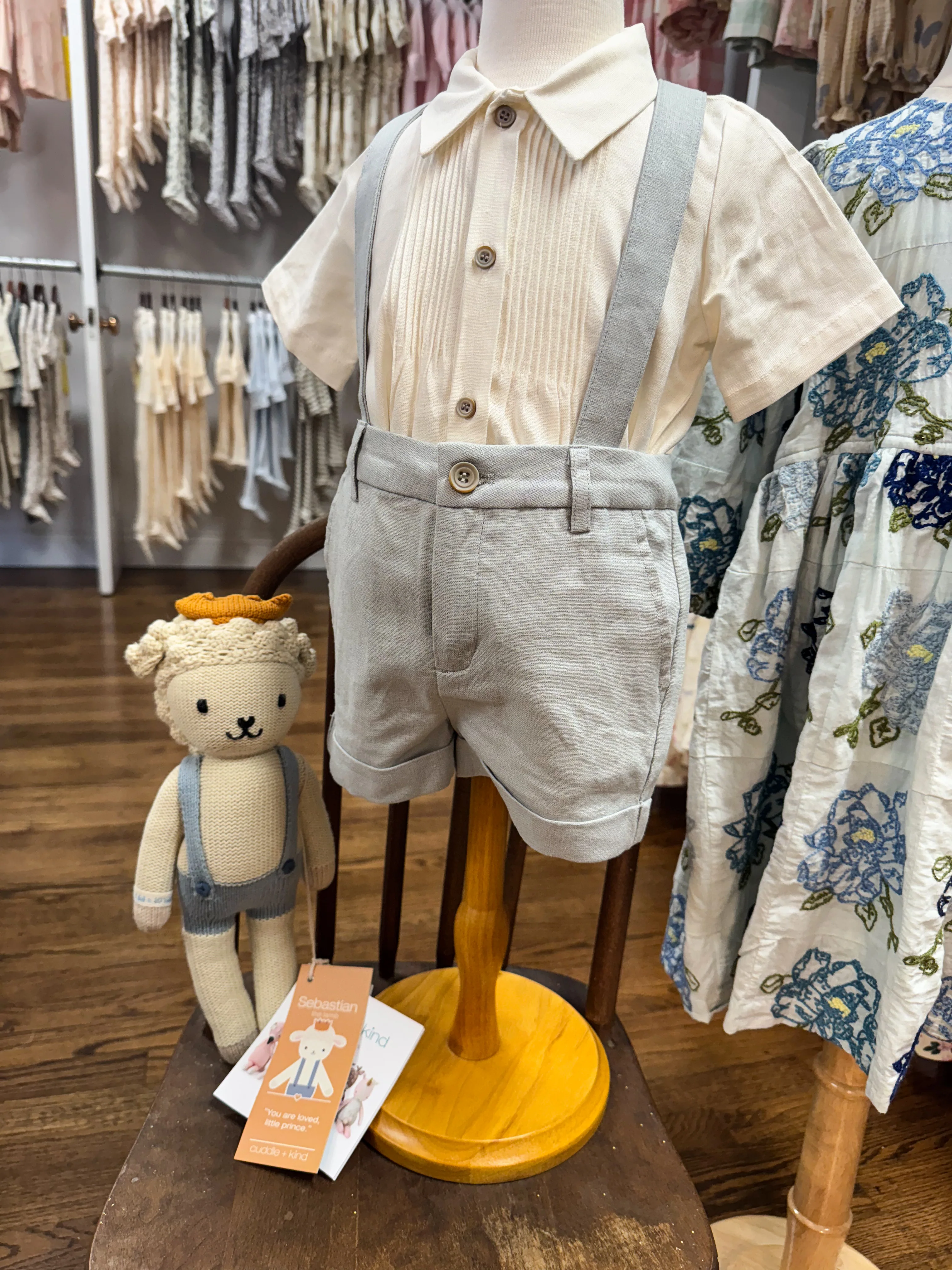 HENRY ROMPER | IVORY