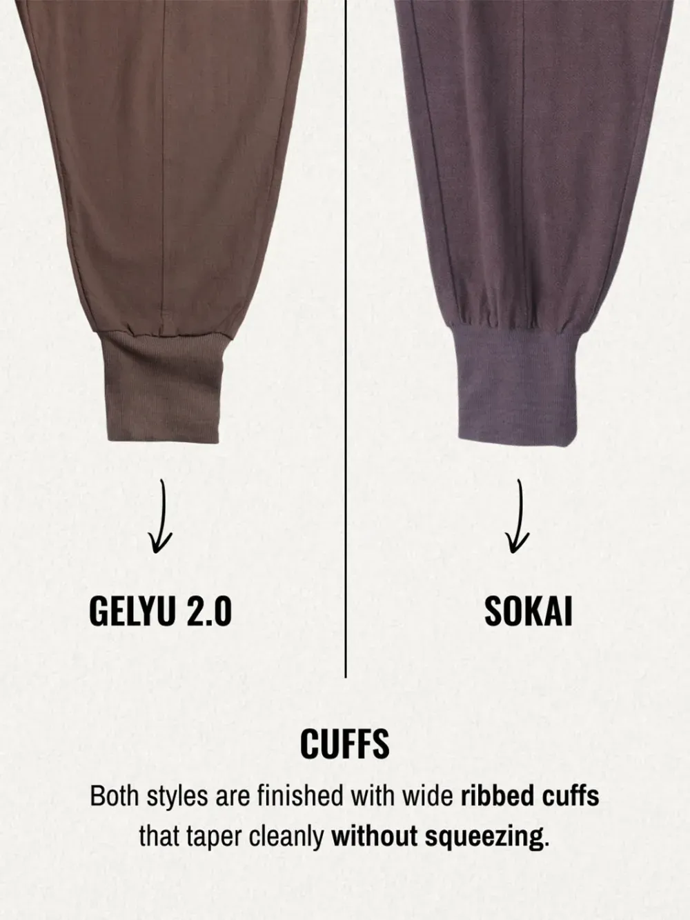 Contrast Color Drawstring Knitted Pencil Pants