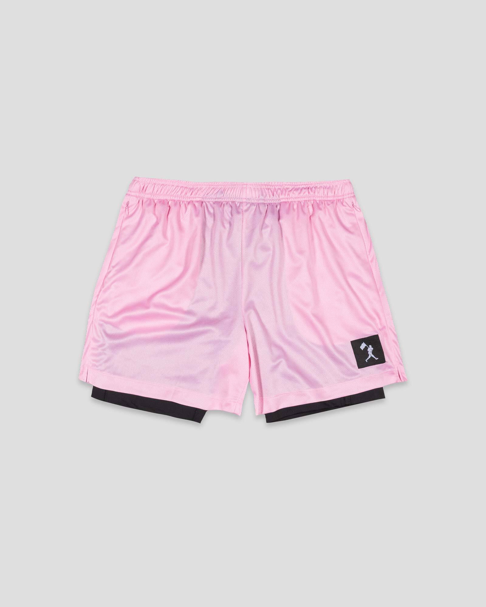 Diamond Air Liner Mesh Training Shorts (Pink) - Youth