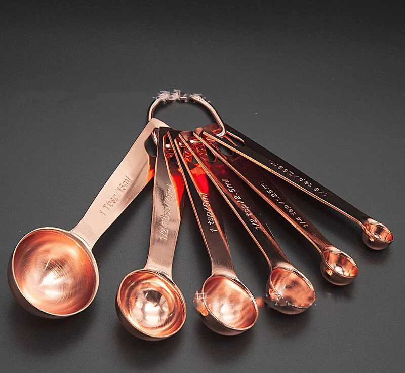 Measuring Spoon Set-Copper-Brass-Silver