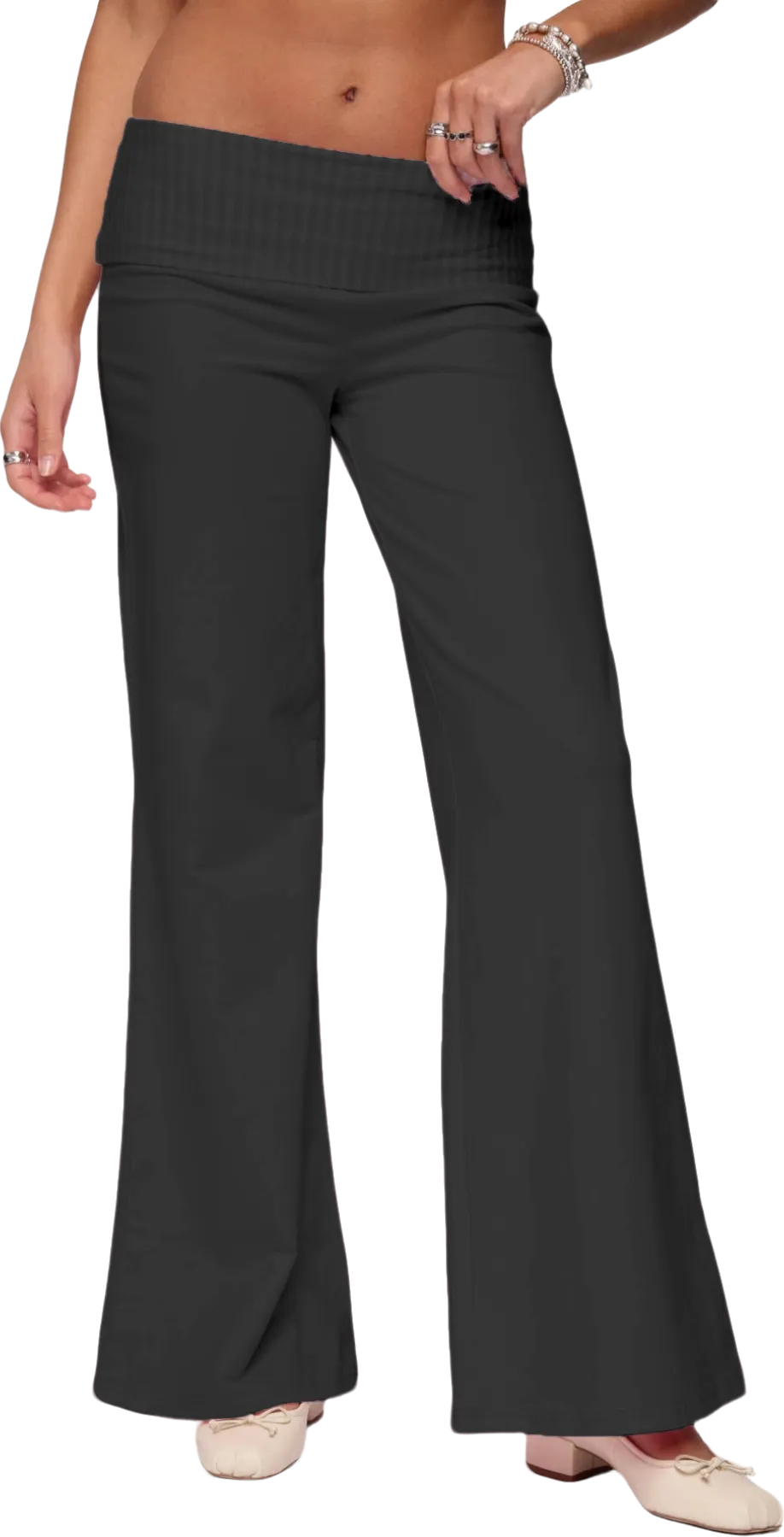 Striped Fold Over Pants (Just $4 Each!)