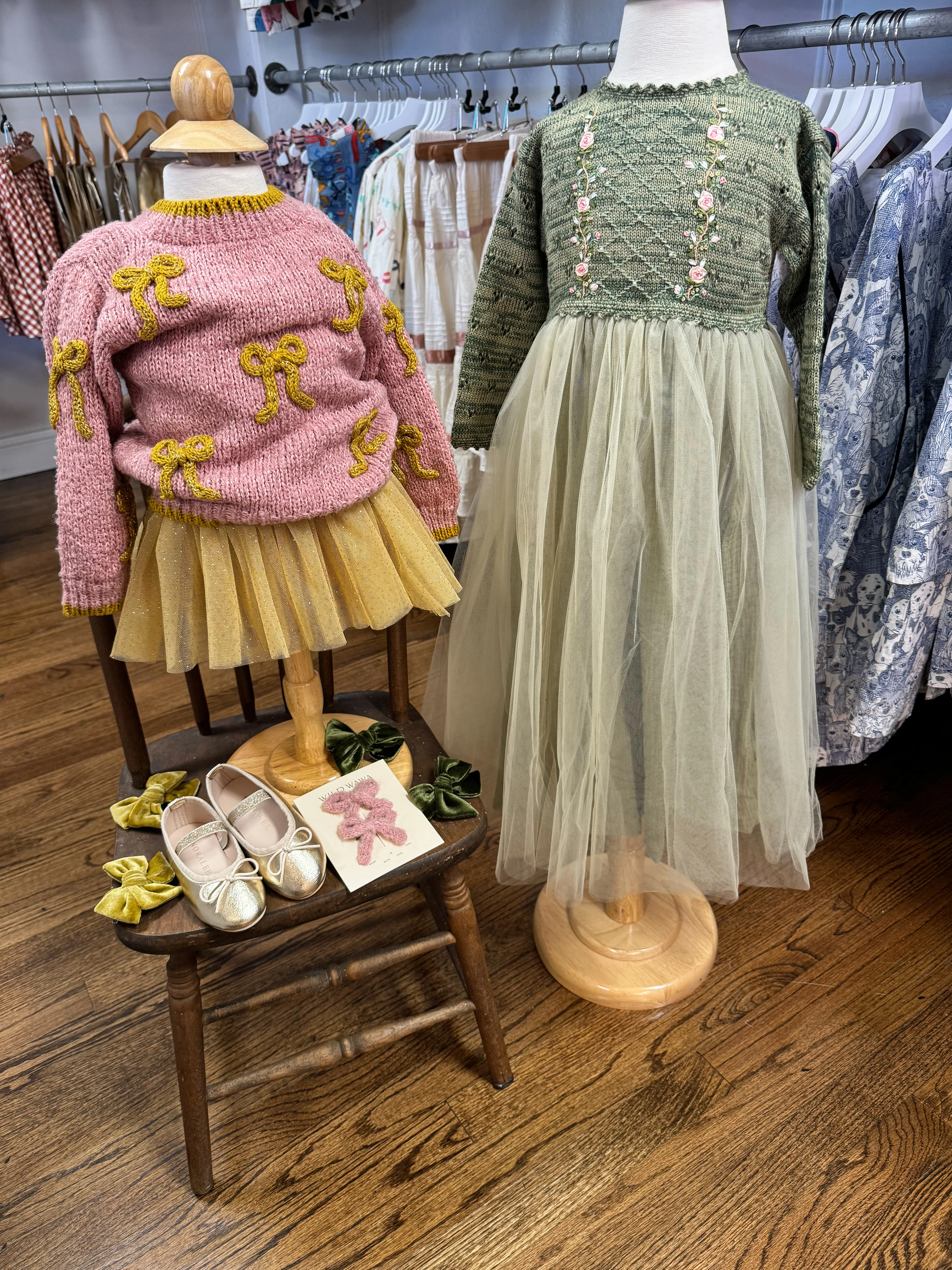 Bow Sweater- Rosewood