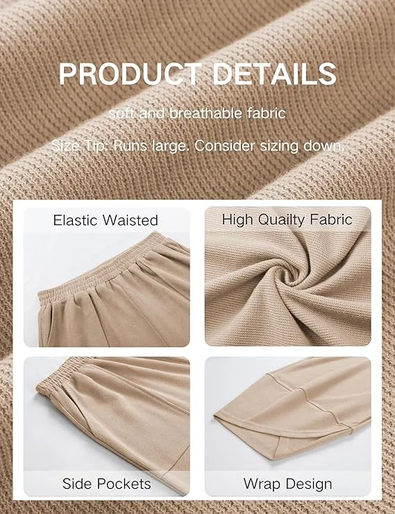 Womens Baggy Wide Leg Pants