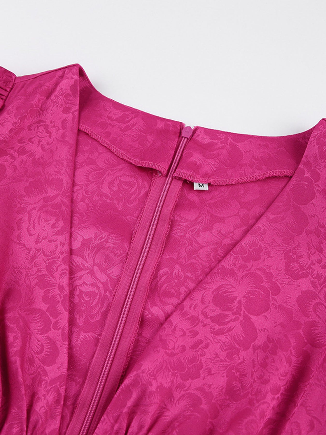 Cutout Lantern Sleeve Mini Dress