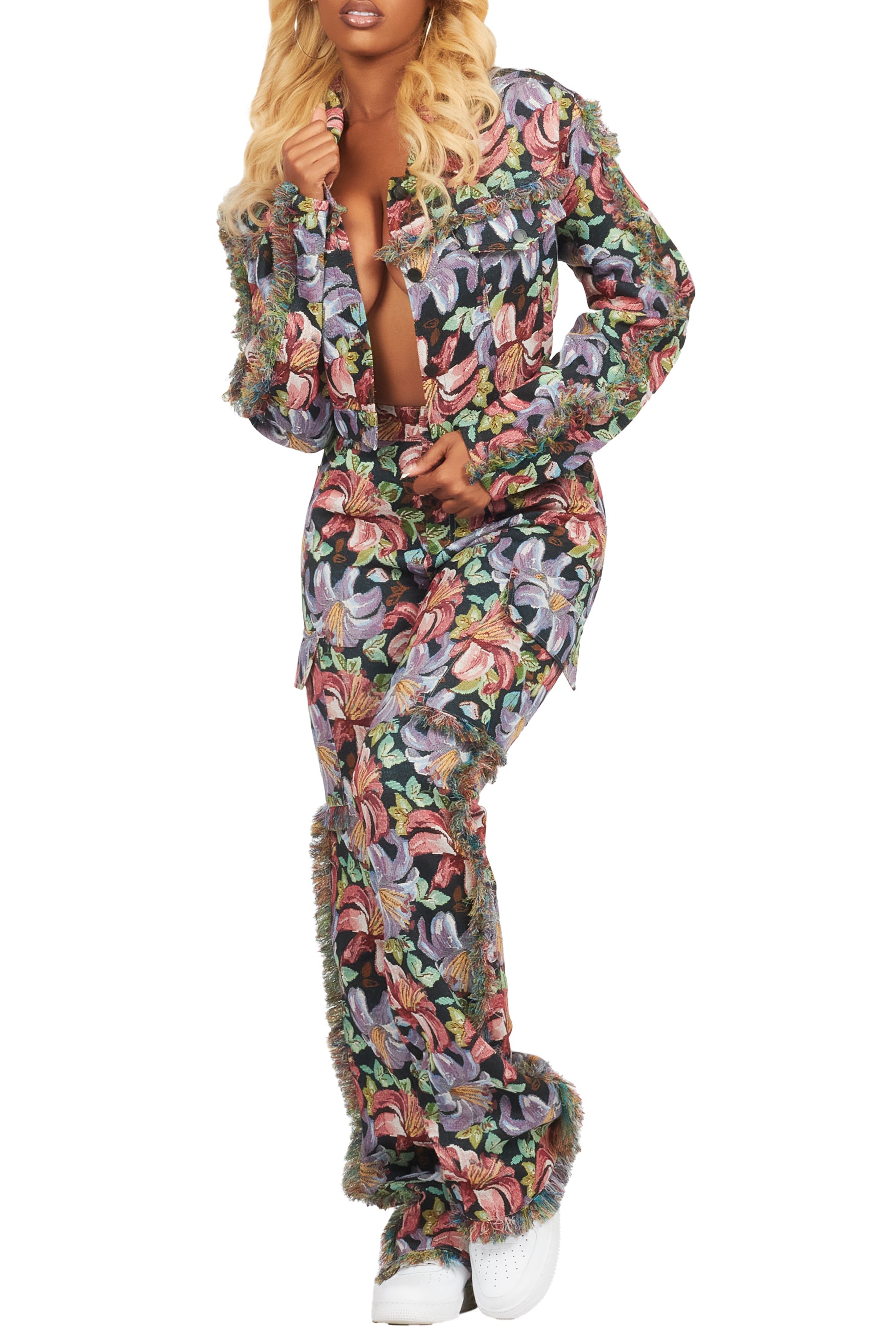 Tykima Black Tapestry Jacket