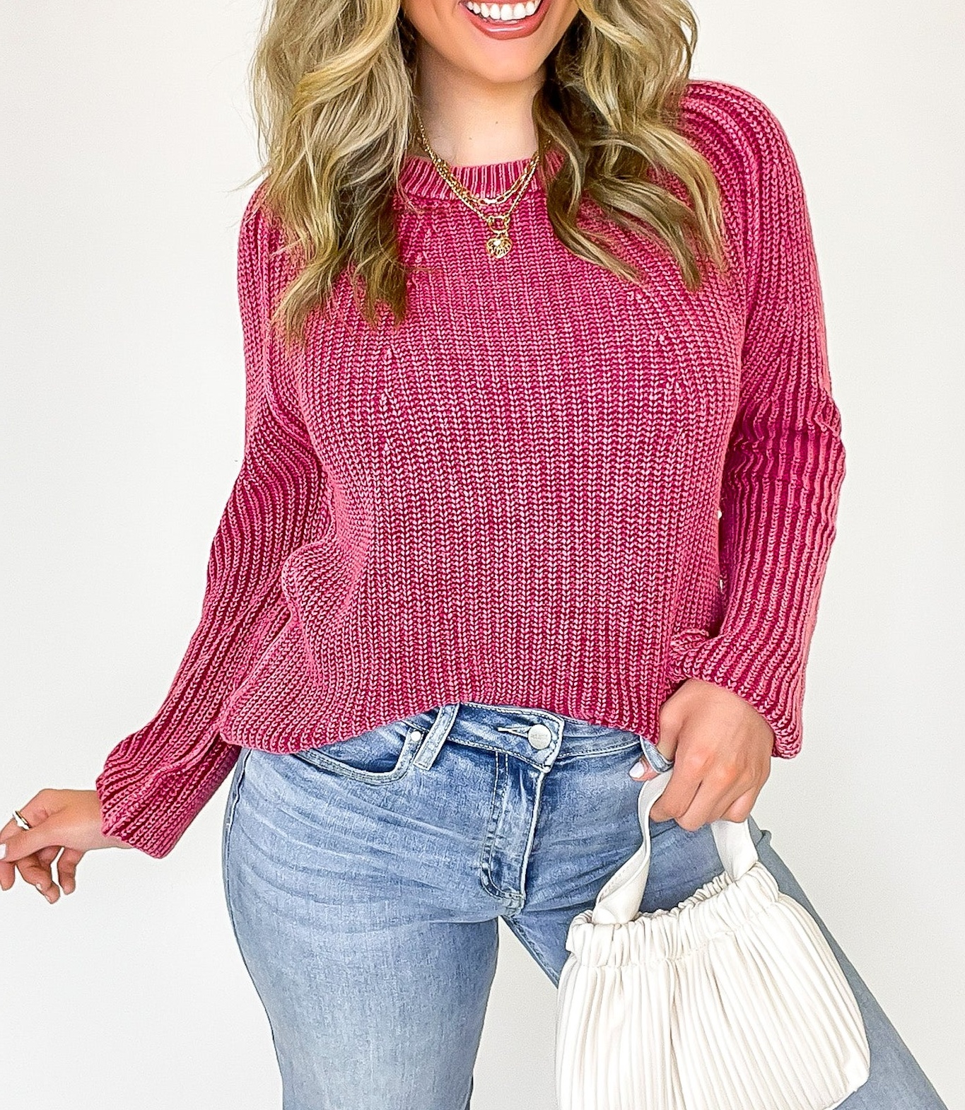 Fireside Stone Washed Round Neck Sweater