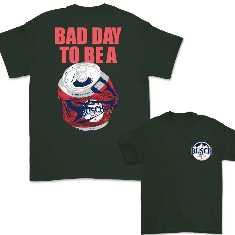 Bad Day To Be A Busch Light Apple 2 Sided T-Shirt, Busch Apple Full Color T-Shirt For Women, For Men